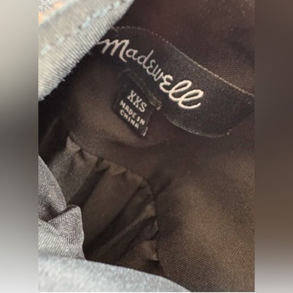 Madewell Embroidered Stitch Silk A line Dress XXS - Picture 9 of 9